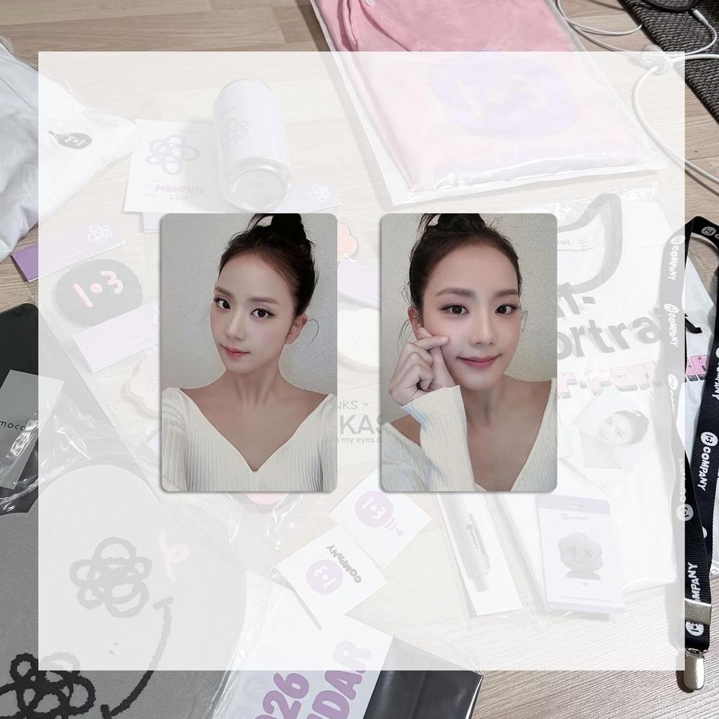 Подарок: Открытка на День Рождения JISOO и Ограниченный Фотокарточка - Коллекция BLISSOO