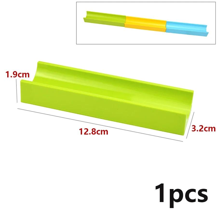Большой размер слайд гоночный трек мяч кирпич крупный строительный блок воронка слайд лабиринт аксессуары детские игрушки совместимые Duploes