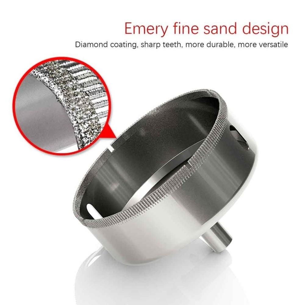 Electroplated Hole Saw Drill Bit Diamond Wear Resistant Drill Bits Drilling Crown 6-35mm Glass Hole Saw Tile Marble Ceramic