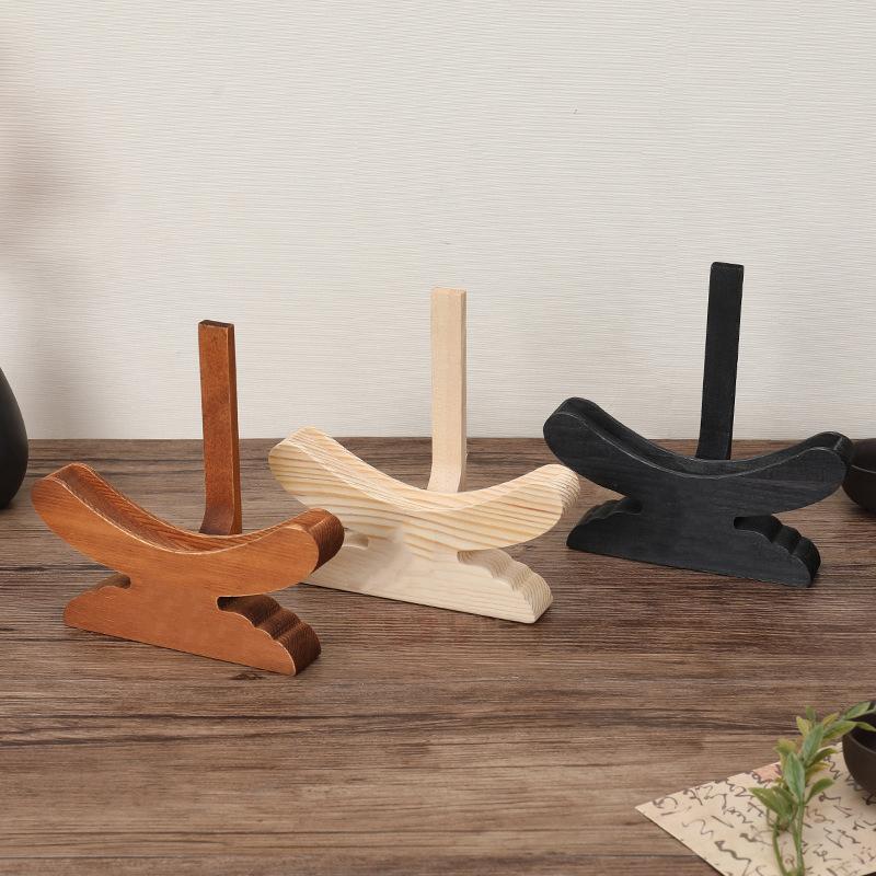 Китайские демонстрационные стенды, кронштейн для полки для чая пуэр, деревянная подставка для тарелок, мольберт, деревянный держатель для пирожных для чая пуэр, подставка для подноса, рамка