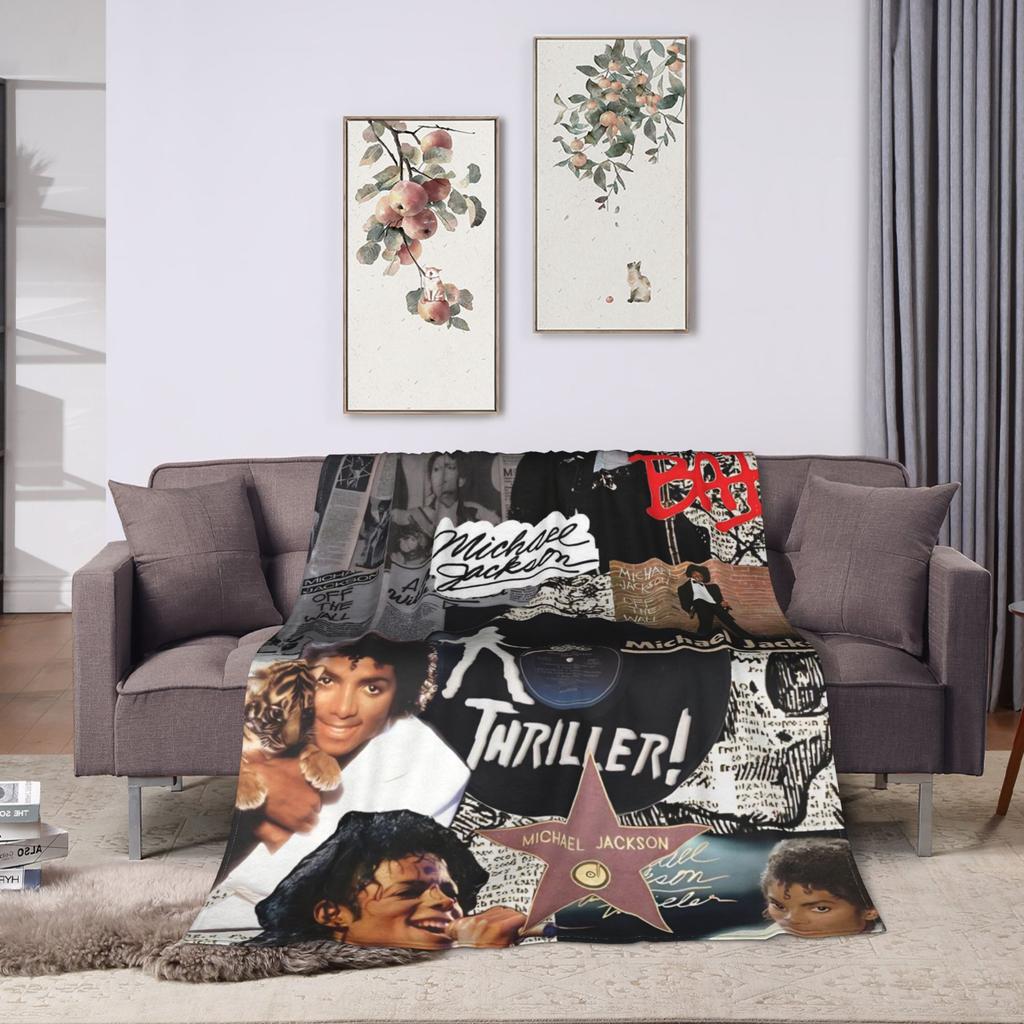 MJ Король Поп-музыки Майкл Дж-Джексон Супер Мягкое Одеяло Плюшевое Постельное Белье Пледы Смешной Диван Кресло Фланелевое Покрывало Чехол для Дивана-Кровати