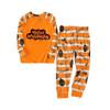 Halloween Print Cute Family Matching Sets Pajamas, Loungewear Outfits,Family Matching Long Sleeve Tops Pants Set