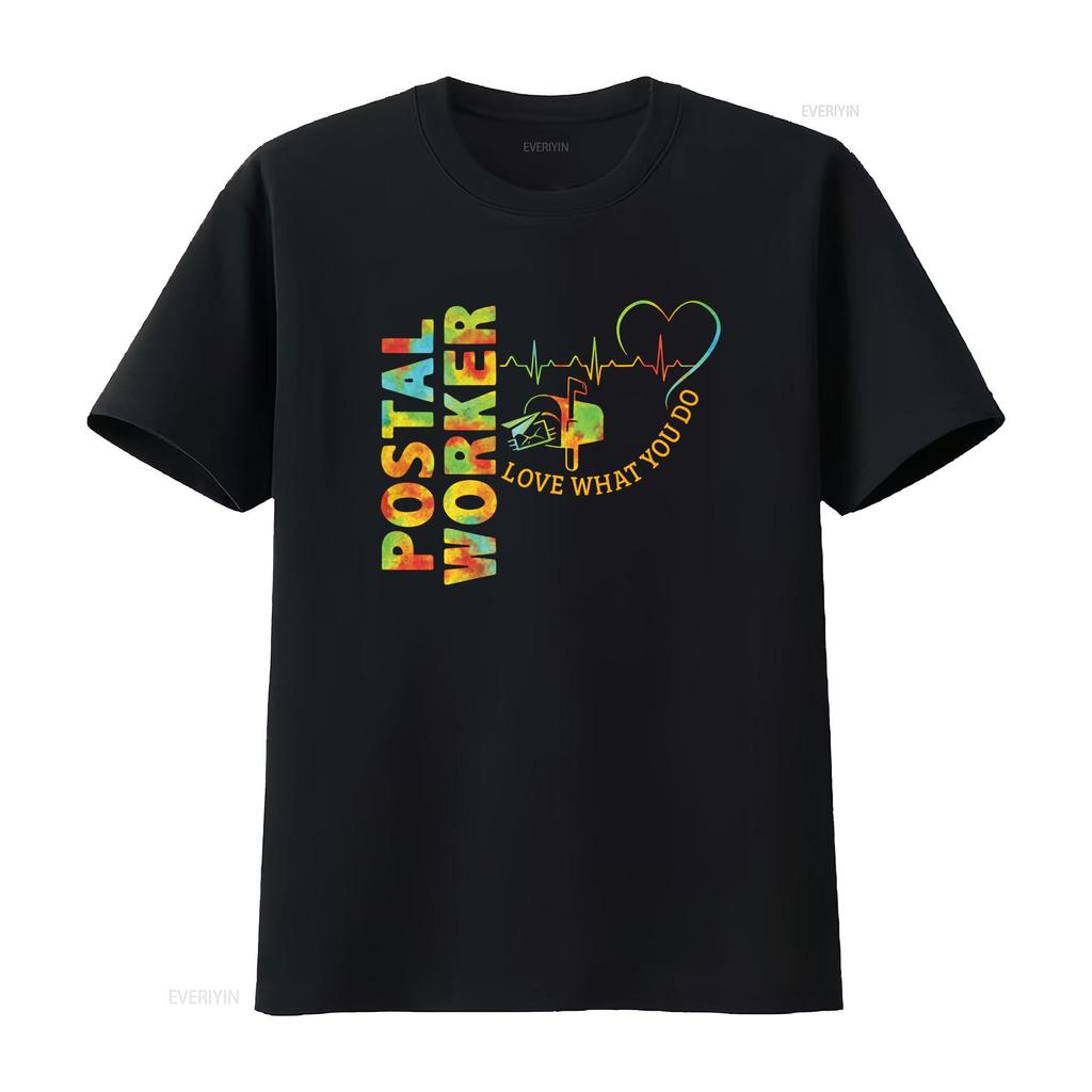 Postal Worker T Shirt vintage Washed Stylish Breathable fashion Versatile graphic Unisex Soft Slightly designer clothes