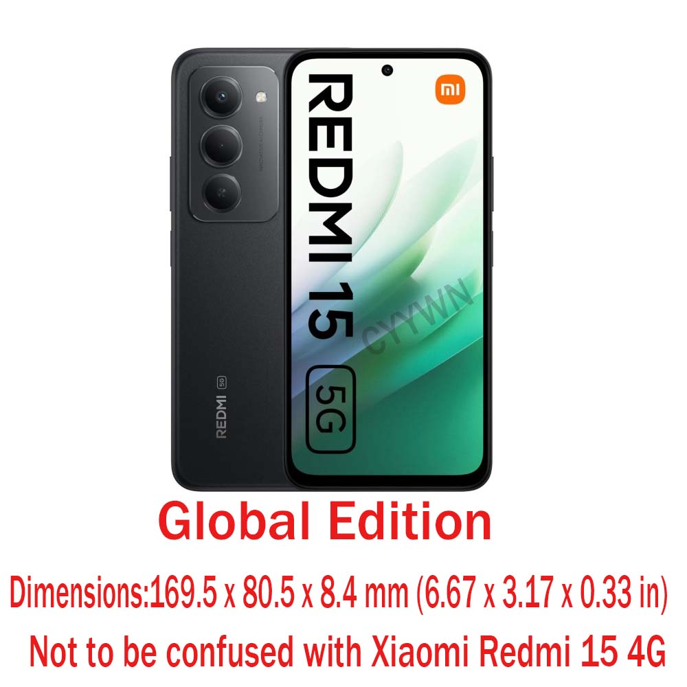 Противоударный бронированный чехол для Redmi 15 5G 169 мм Глобальная версия Чехол для телефона с держателем для автомобиля для Redmi 13 12C 13C Защита объектива камеры Fundas