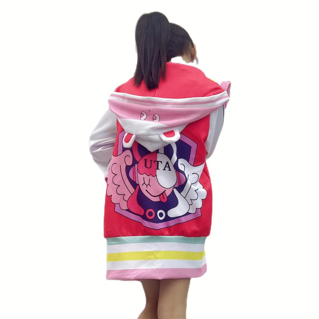 Взрослая одежда версия фильма ONE PIECE FILM RED UTA Косплей Костюм One Piece Song Косплей Костюм World Diva Маскировка Stampede Daughter Рождество