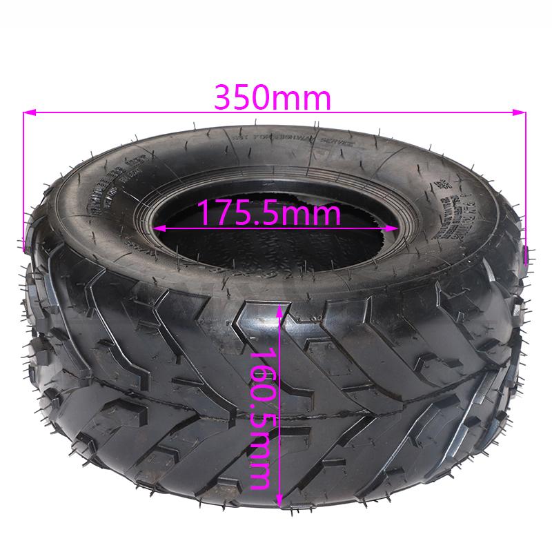 Высококачественный четырехколесный мотоцикл квадроцикл Maverick ATV шины 16x8-7 7-дюймовые вакуумные шины для карта с грунтозацепами бескамерные шины