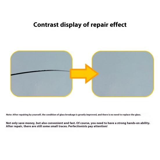 Automotive Repair Fluid Kit DIY Windshield Repair Resin Windshield Crack Repair Kit Car Glass Corrector Shatter Repair Glue