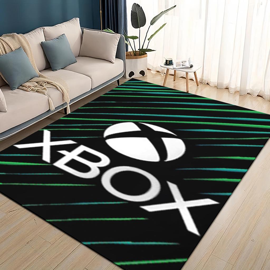 27 новых стилей коврика с логотипом Xbox для гостиной, спальни, домашнего декора, нескользящий коврик для детских игр, для дивана и придверного коврика.