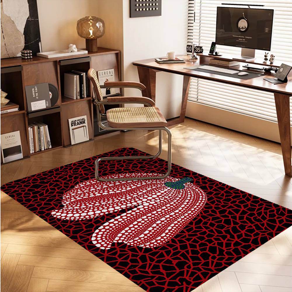 Fashion Y-Yayoi Kusama Door Mat Washable Non-Slip Living Room Sofa Chairs Area Mat Kitchen Bedside Area Rugs