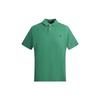 Polo Logo Fitted Polo Shirt Men Tops Green 710534735-374