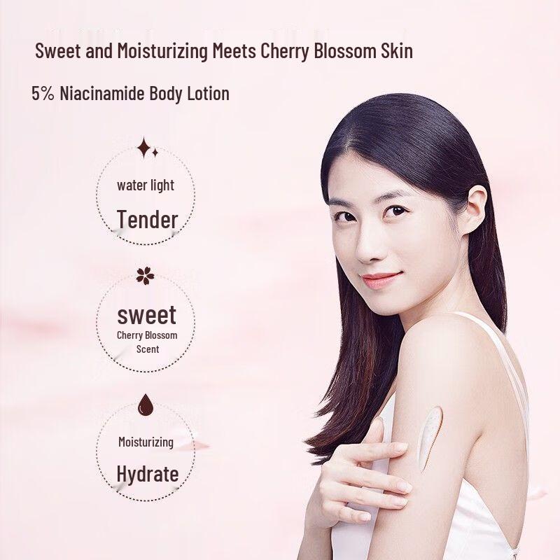 Ban Mu Hua Tian Niacinamide Cherry Blossom Body Lotion