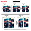 2pcs, plane printing Minimalist Curtains black bear Durable 100% Polyester Fabric (without rod) Decorations Inside Perfect for
