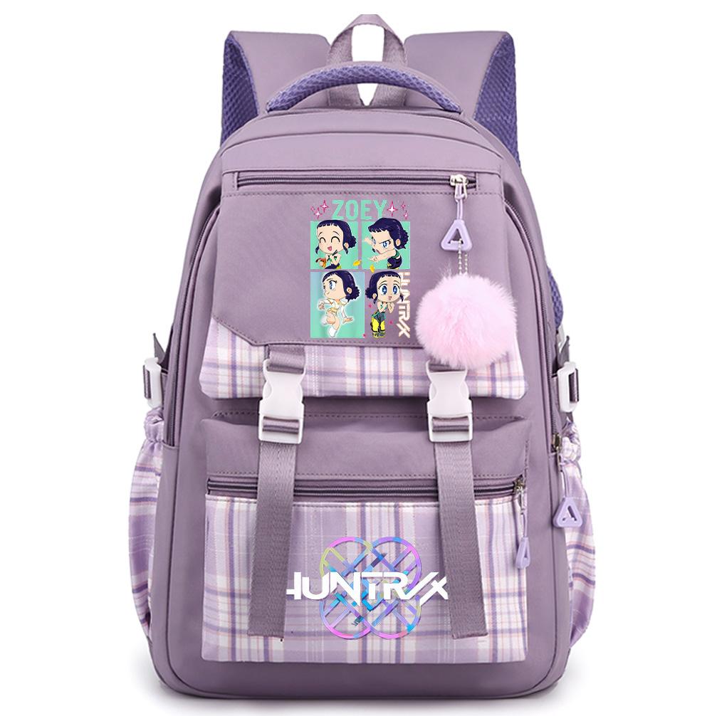 Anime Cartoon K-Pop Printed Large Capacity Backpack for Teenger Student Girl Boy Schoolbag Bookbag Kid Gift Women Waterproof Travel Bag Mochila