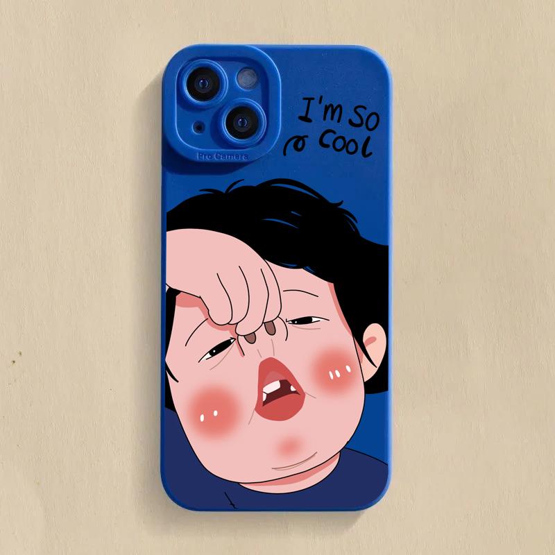 Funny Boy Cute Girl Couple Phone Case For Redmi Note 13 12 11 Pro Plus 5G 12S 11S 11 10S 10 9S 9 Redmi 12C 13C Soft Cover
