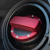 Deff Nissan 01 Type Fuel Filler Cap Cover, Machined from a Solid Aluminum, Red