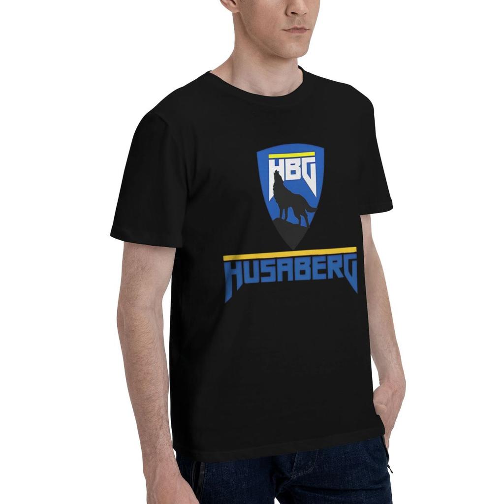 Логотип Husaberg 100% Хлопок Повседневная Дышащая Удобная Футболка Смешная Мужская Футболка Смешная Рубашка