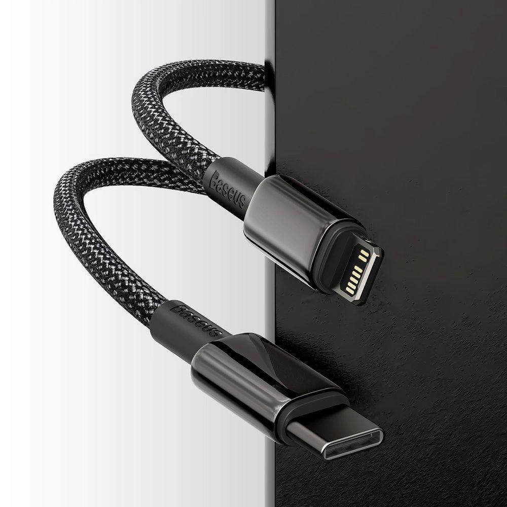Baseus Usb Type C - Lightning Cable Fast Charging Power Delivery 20 W 1 M Black (Catlwj-01)