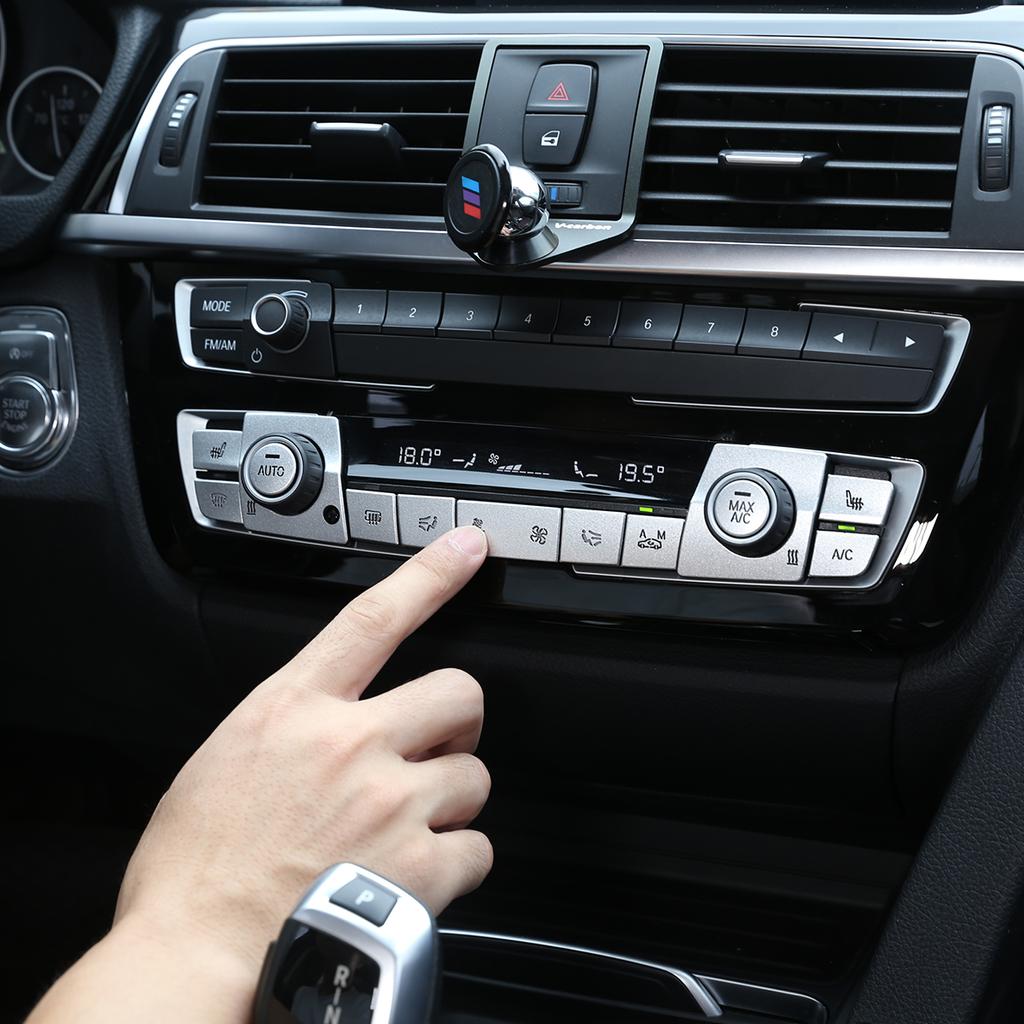 Центральное управление кондиционером, цифровая кнопка, наклейка, накладка для BMW 3 серии F30 F31 F34 2013-