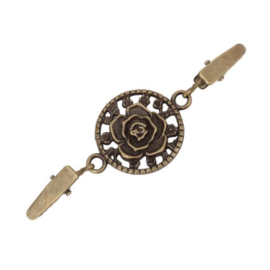 Свитер Шаль Зажим "Утиный клюв" Винтажное Платье-рубашка Кардиган Воротник Брошь-булавка