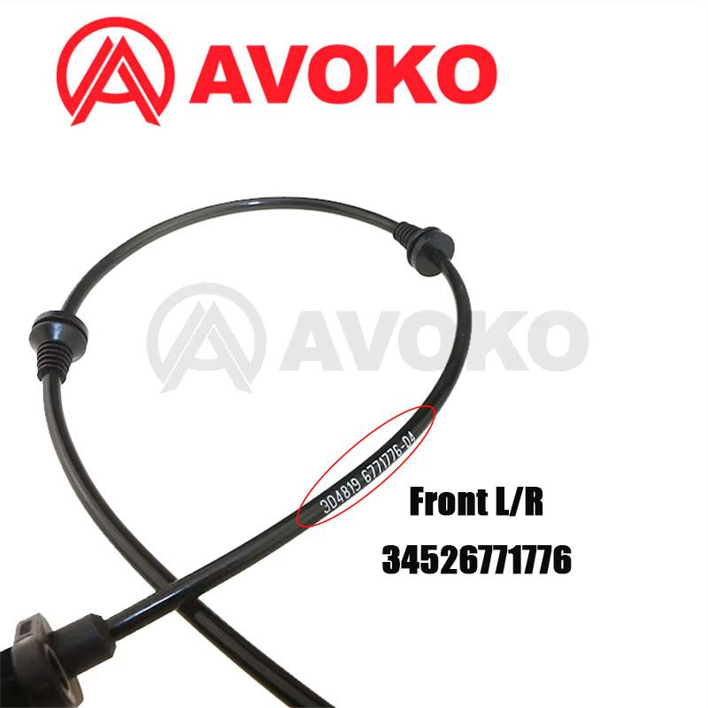 4PCS Front Rear L R34526771776 ABS Wheel Speed Sensor Car 34526771777 SU12022 ALS1832 For BMW E70 E71 F15 F16 F85 F86 X5 X6