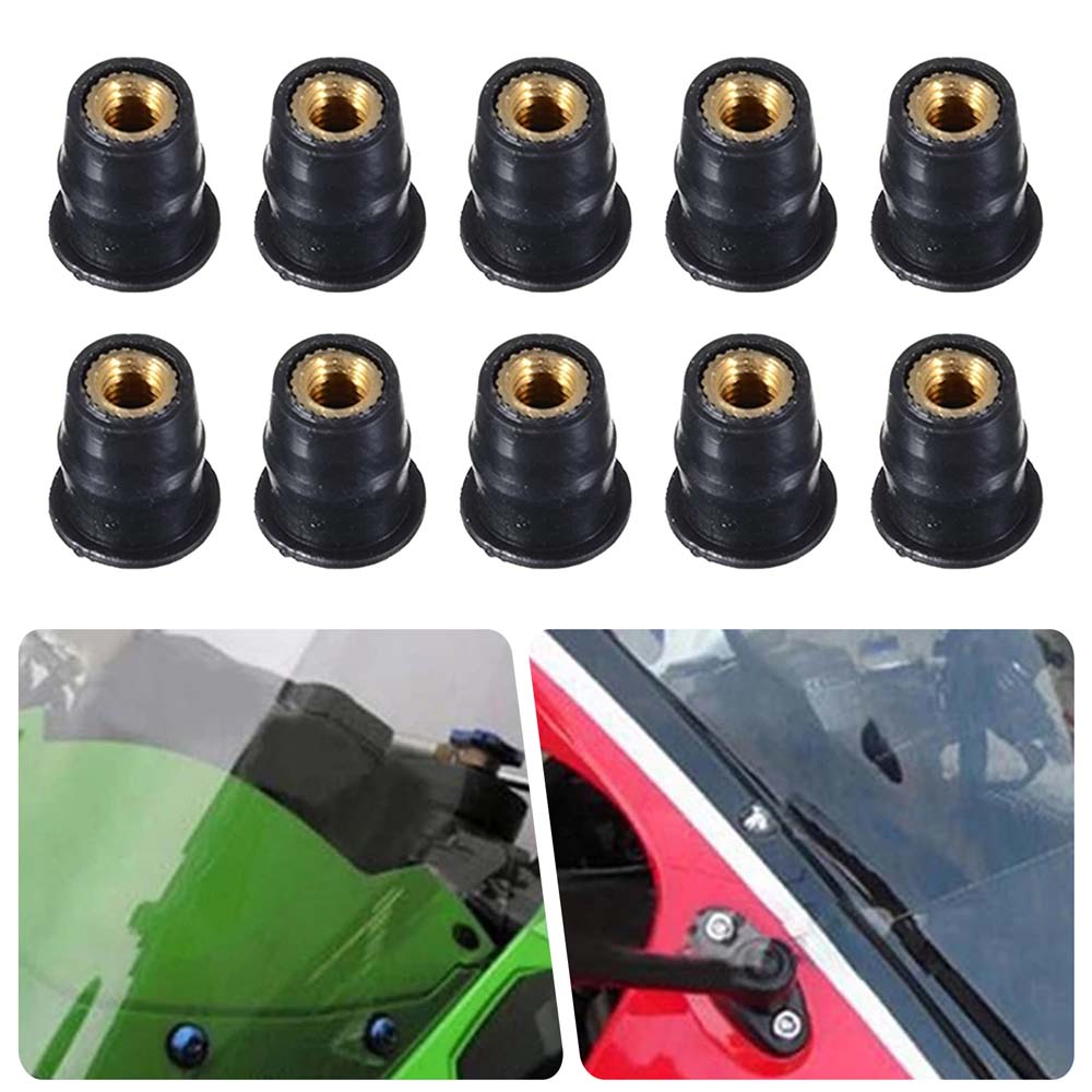Yamaha Suzuki Honda Windshield Bolts Screws Fairing Mountings Nut Fastener Motorcycle Windscreen
