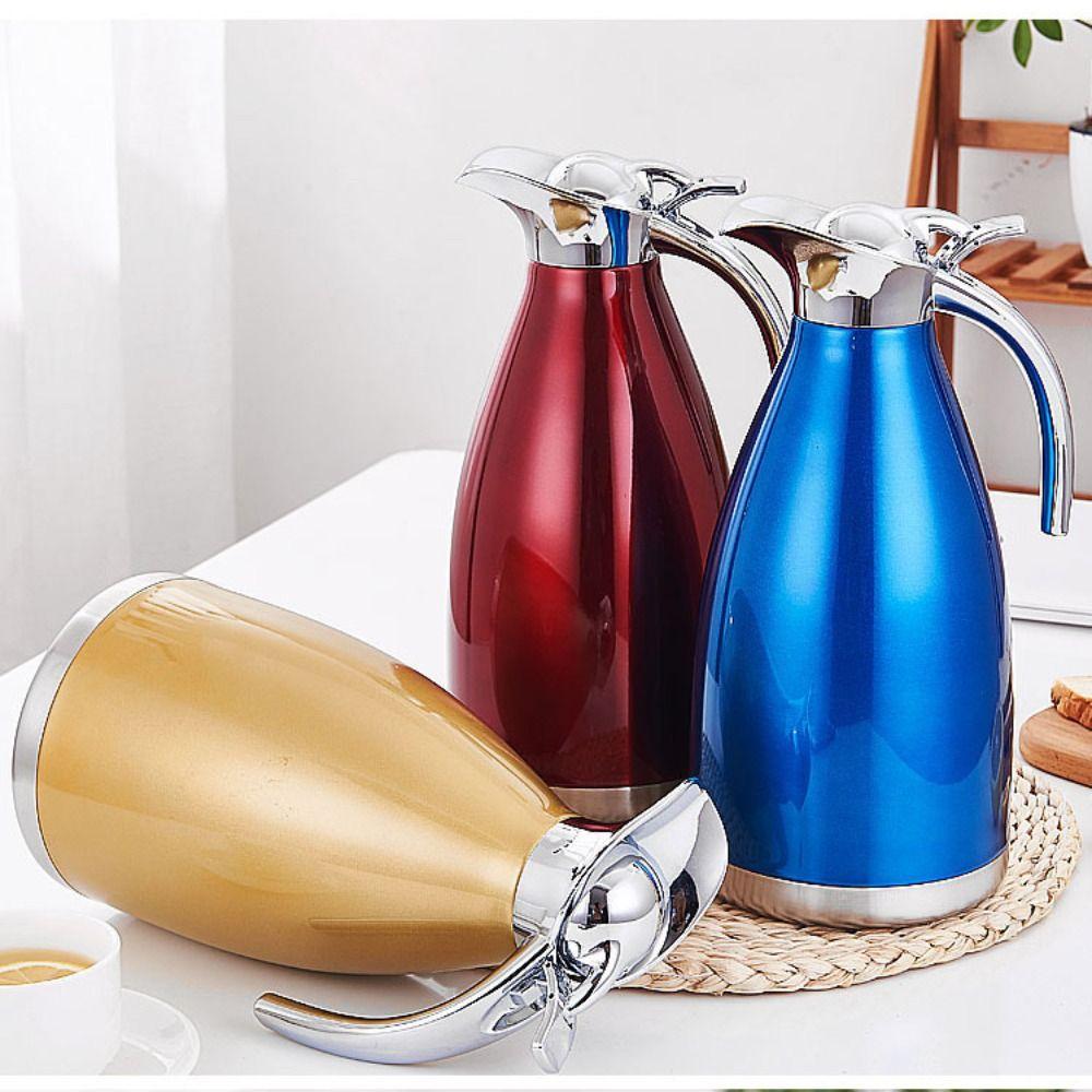 Stainless Steel Coffee Pot Double Wall Hot Water Bottle Vacuum Insulated Thermo Jug For Tea