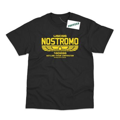 Футболка с принтом USCSS Nostromo Weyland Yutani, вдохновленная фильмом «Чужой»