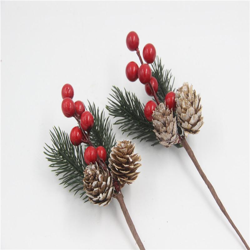 Snowflake Jute Rope & Red Berry Christmas Bouquet DIY Wreath Accessories