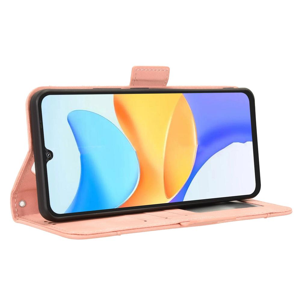 Кожаный чехол-бумажник для Blackview Shark 6 / Oscal Tiger 8 с несколькими отделениями для карт