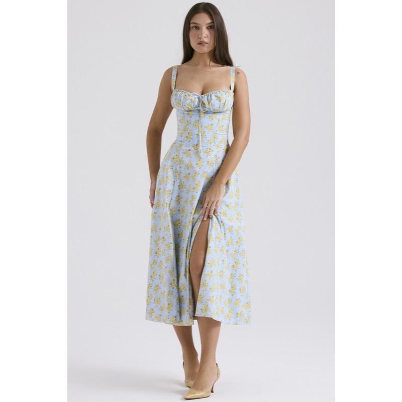 Летнее облегающее платье-комбинезон