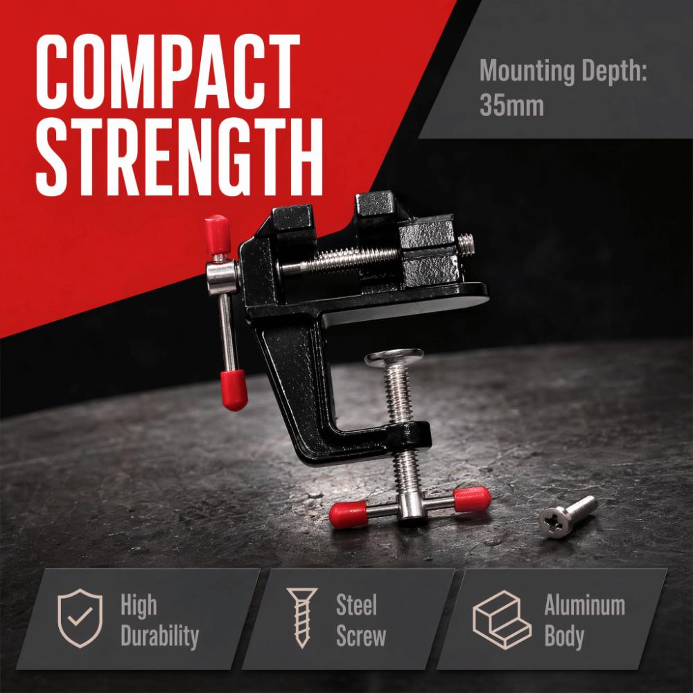 Aluminum alloy Hobby Bench Vise Miniature Size Table Clamp Clamp For Hobby Work