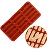 Silicone Finger Biscuit Mould 15 Cavities Non-Stick Chocolate Mold for Candy Eclair Bread Muffin Food-Grade Odorless Oven