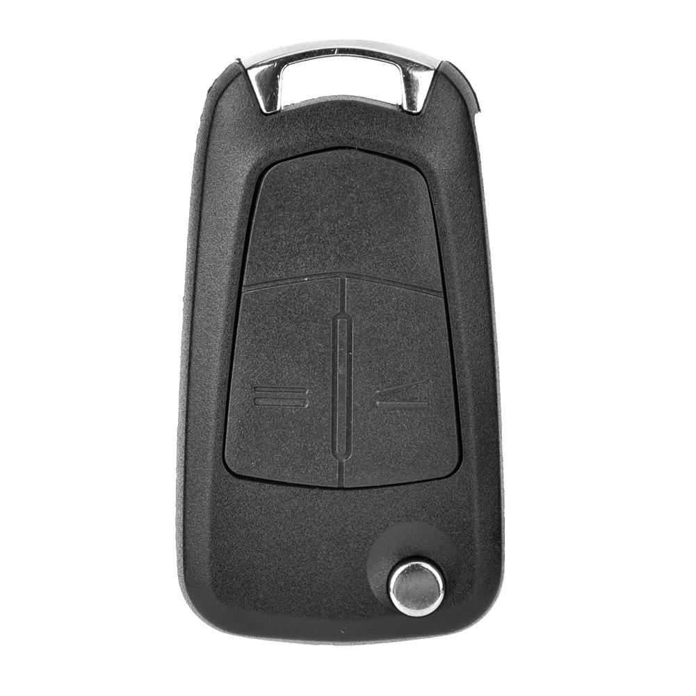 Складной корпус ключа автомобиля с 2 кнопками, аксессуар подходит для Vauxhall Opel Astra H