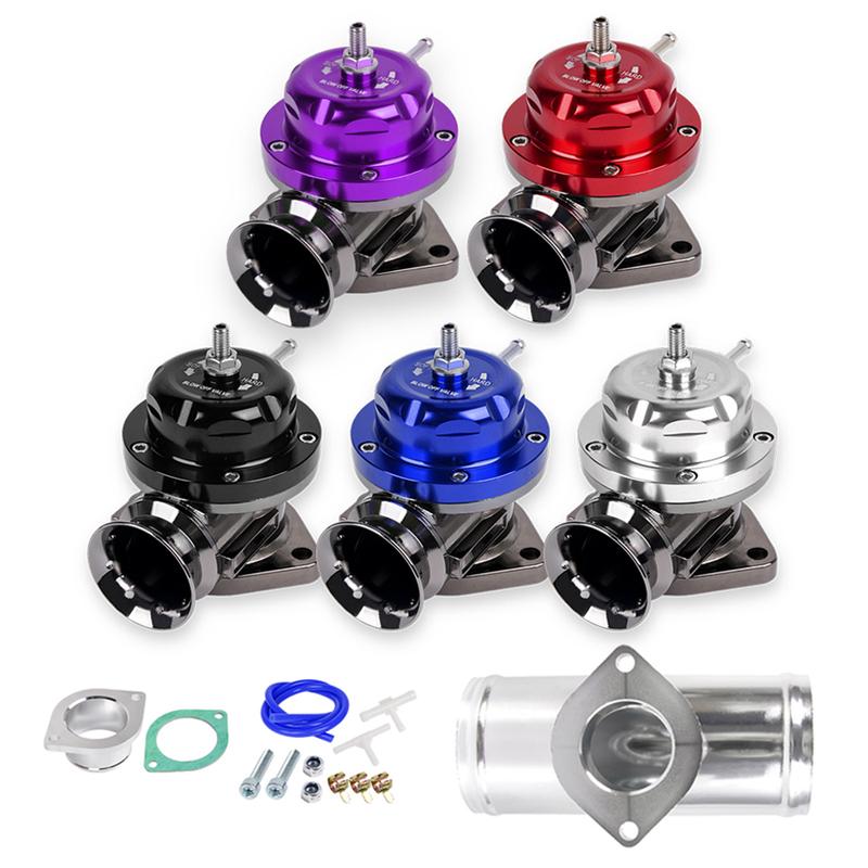 Bartoo-Aluminum Type-RS Turbo Blow Off Valve Universal With 2.5" 63mm BOV Flange Pipe Kit BOV129