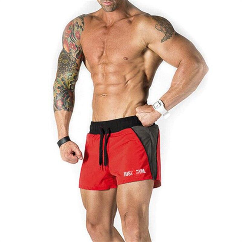 Muscleguys Американские фитнес-шорты для летних видов спорта, быстросохнущие, мужские, беговые, дышащие, трехточечные, баскетбольные штаны, не выше колена
