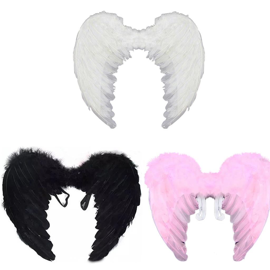 Creative Angel Wings Feather Cosplay Halloween Christmas Party Costumes Orna