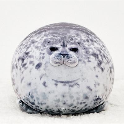 Плюшевая игрушка в виде тюленя Реалистичная, яркая, выглядит хорошо, устойчивая, полностью набитая, приятная на ощупь, подарок на день рождения, супер мягкая, маленькая, мягкая кукла-тюлень, подушка для сна