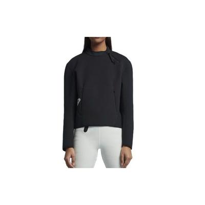 SS23 Sports Lifestyle Collection Однотонная толстовка с длинным рукавом Женская толстовка черного цвета 914469-010