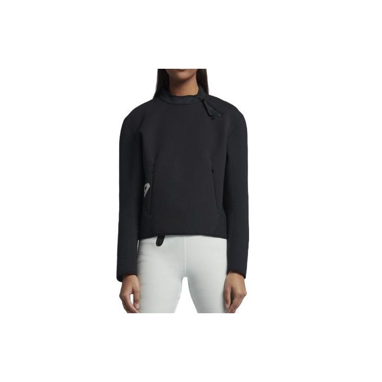 Nike SS23 Sports Lifestyle Collection Однотонная толстовка с длинным рукавом Женская толстовка черного цвета 914469-010