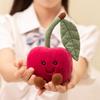 Мультяшная Милая Фруктовая Плюшевая Кукла Брелок Питайя Персик Груша Вишня Банан Киви Яблоко Плюшевая Игрушка Домашнее Украшение Подарок Для Детей