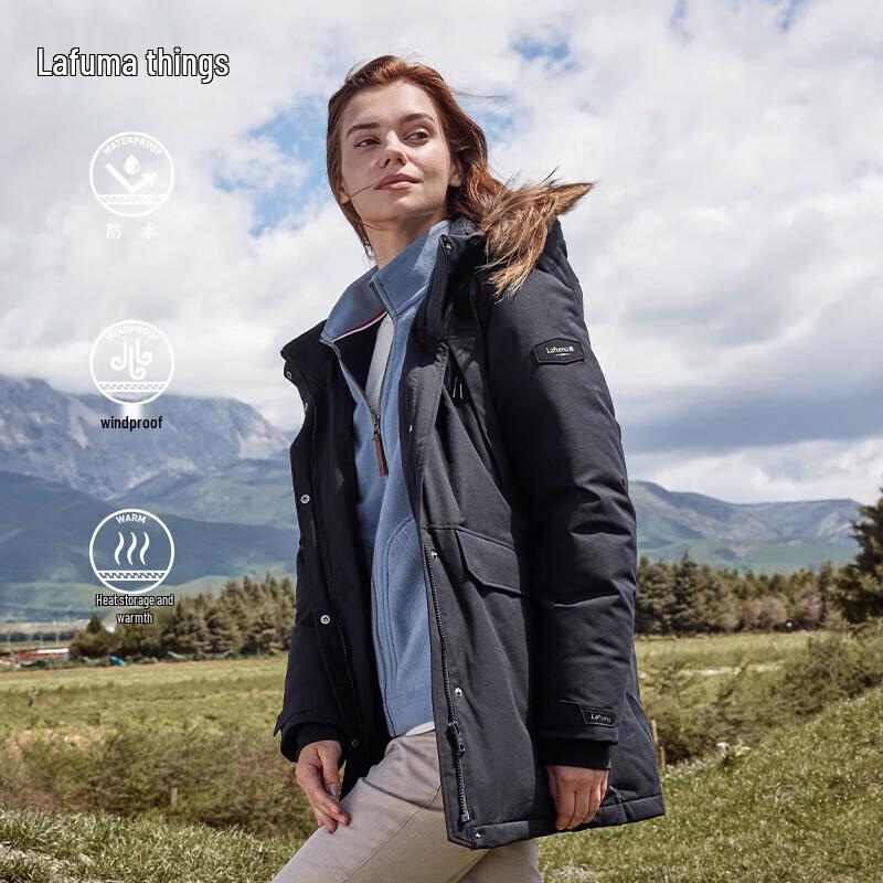 Lafuma Женская водонепроницаемая зимняя пуховая куртка с капюшоном LFJU3DH66