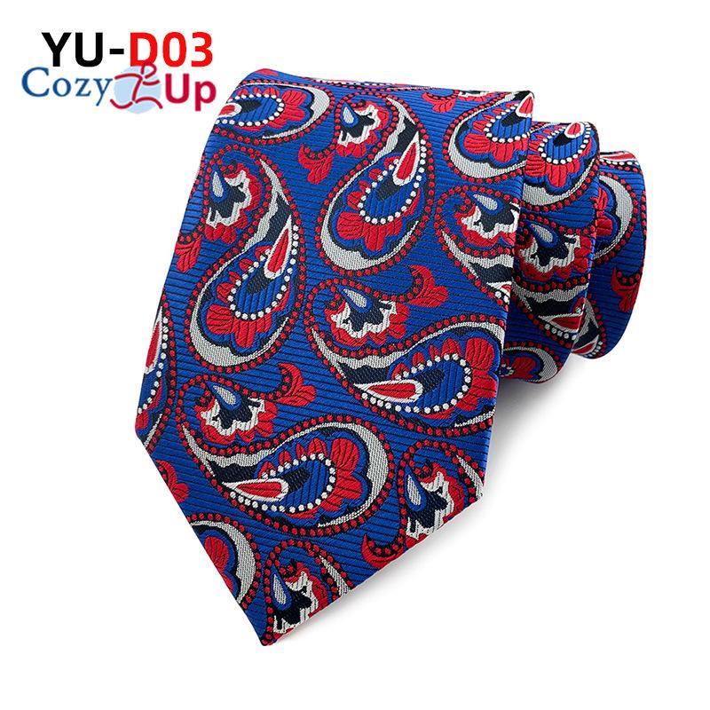Уютный ап 3,15 дюйма(8 см) Модный полосатый мужской галстук с узором пейсли в клетку и цветком на свадьбу