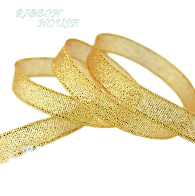 Цветная 1 см лента для подарка в виде цветка лука бант для рождественского украшения