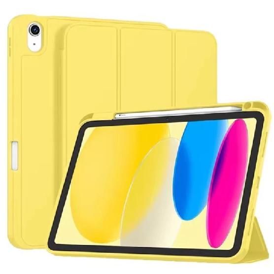Чехол для iPad A16 11-го, A19 12-го Поколений Чехол 10-го Air6/7/8-го Mini 1/2/3/4/5/6/7 iPad pro 11"12.9" PU Тройной с Держателем для Карандаша Smart Cover