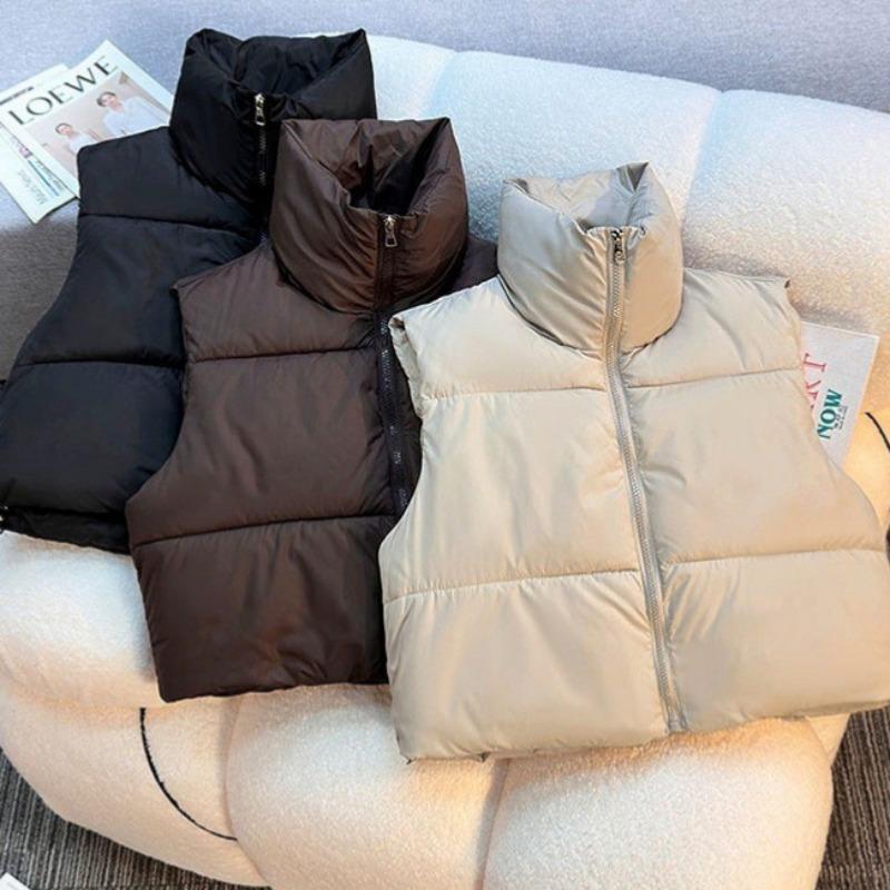 Cotton Vest Autumn and Winter Women's Cotton Vest Vest Short Sleeveless Cotton Vest Women