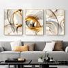 Gold Line Abstract Art Canvas Painting Nordic Minimalist Poster Painting Modern Living Room Home Decorative Painting Core