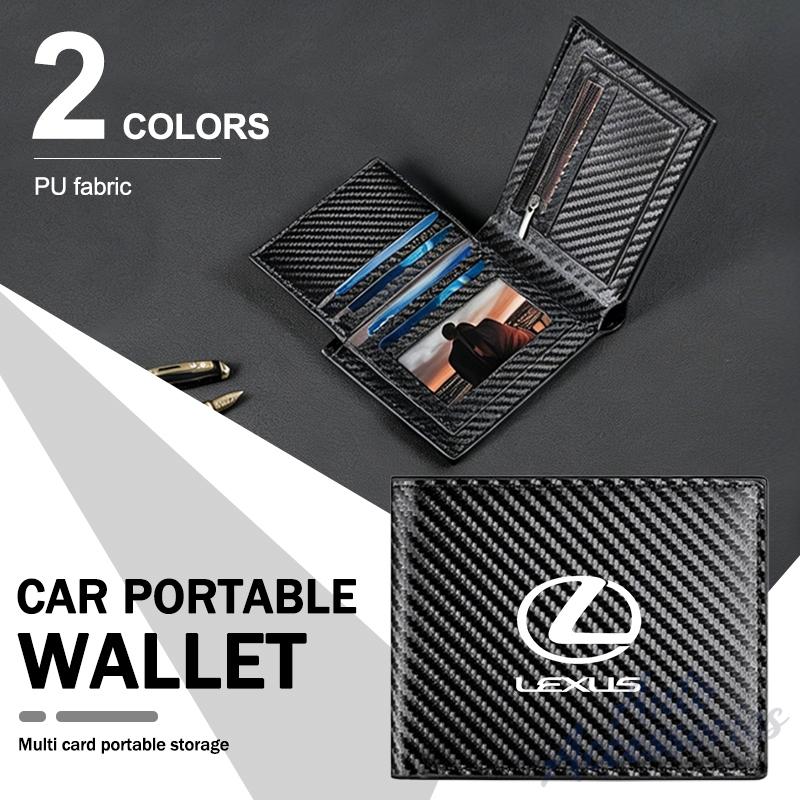 Simple Car Short Men Wallet Business Leisure Card Holder For Lexus RX350 IS250 IS350 GX460 ES350 GS350 GX470 IS300 NX300 ES250 GC0