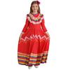 Child Girls Mexican Costume Jalisco Traditional Folk Dancer Dress National Mexico Style Festival Carnival Folklorico Dance Dress