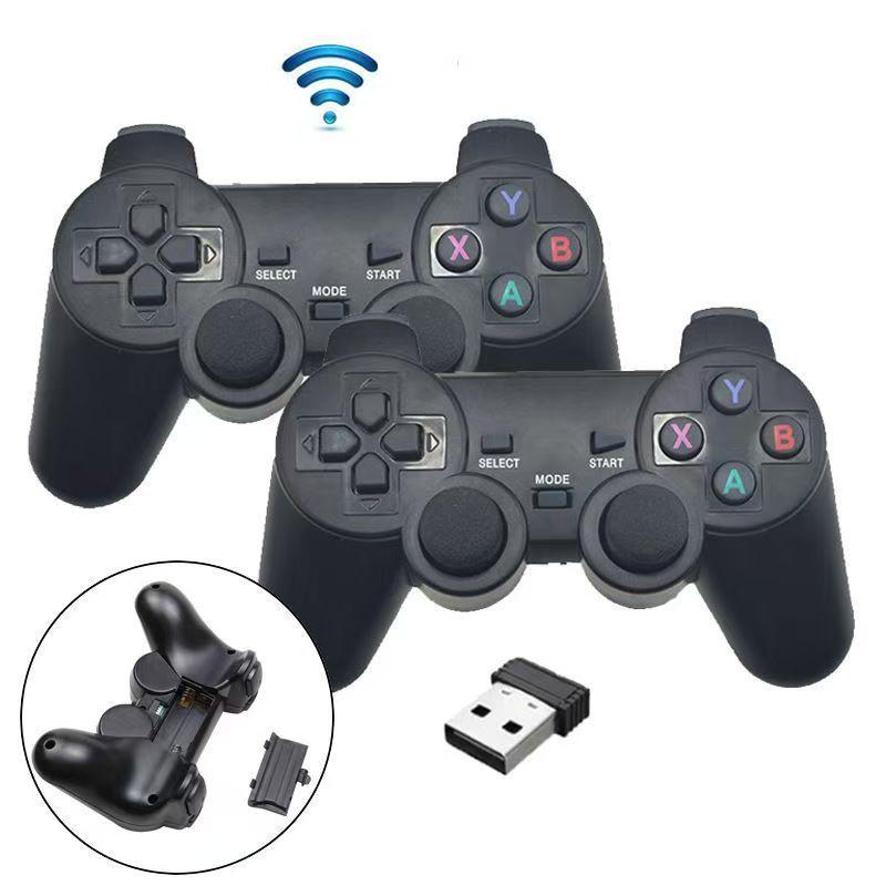 Беспроводной двойной игровой контроллер 2,4G для ПК, Android TV и консоли P3.