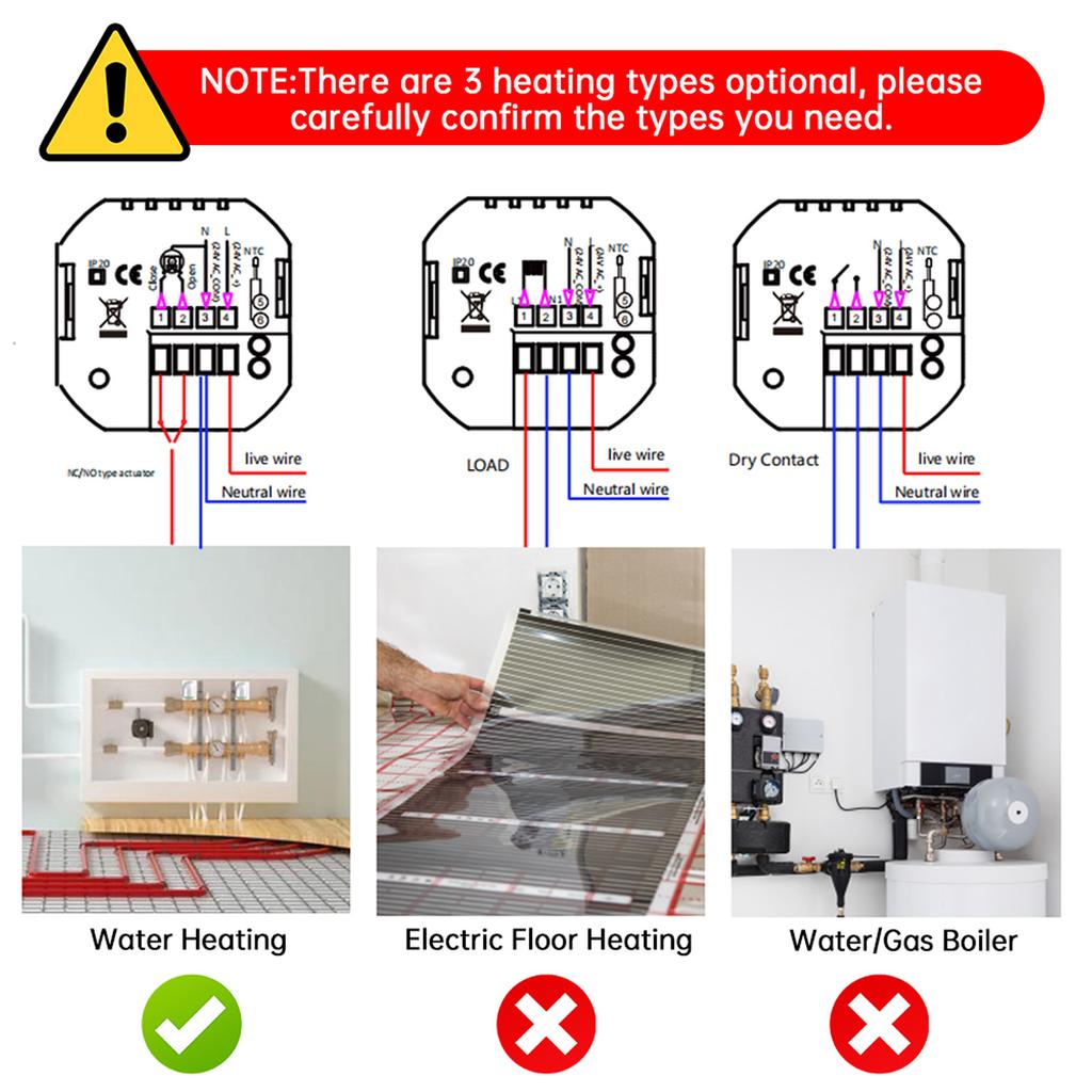 Умный WiFi термостат голосовое управление цифровой недельный программируемый регулятор температуры цифровой умный кнопочный термостат